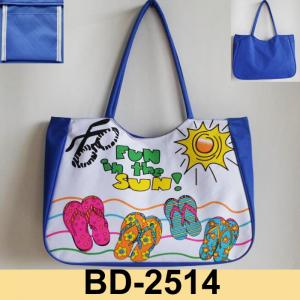 600D polyester beach tote bag-BD2514