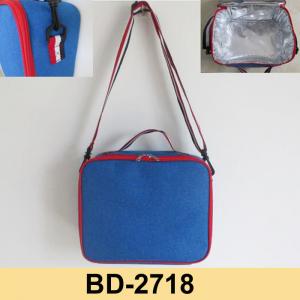 Insulated Cooler Lunch Bag in demin fabrics-BD2718