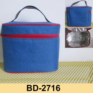 Insulated Cooler Lunch Bag in demin fabrics-BD2716