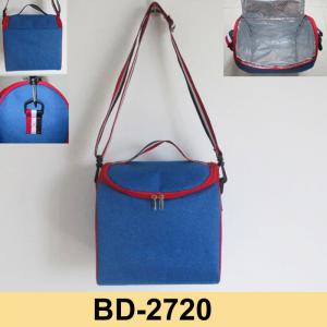 Insulated Cooler Lunch Bag in demin fabrics-BD2720