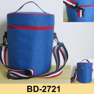 Insulated Cooler Lunch Bag in demin fabrics-BD2721
