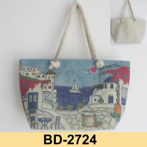 Greece Summer Beach tote bag-BD2724
