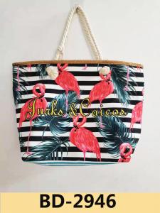 Turks Caicos beach tote canvas bag-BD2946